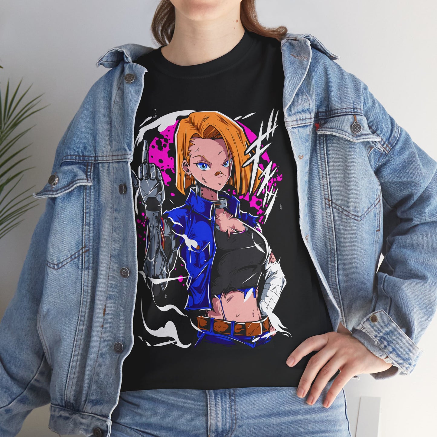 Android 18 – Futuristic Strength and Grace