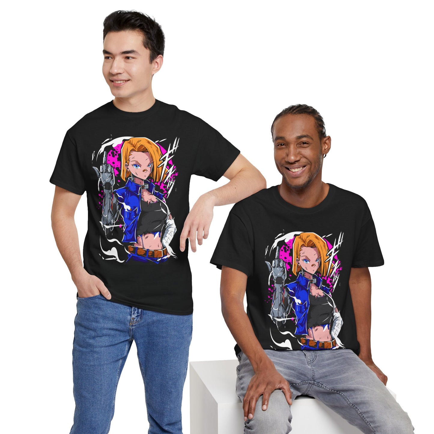 Android 18 – Futuristic Strength and Grace
