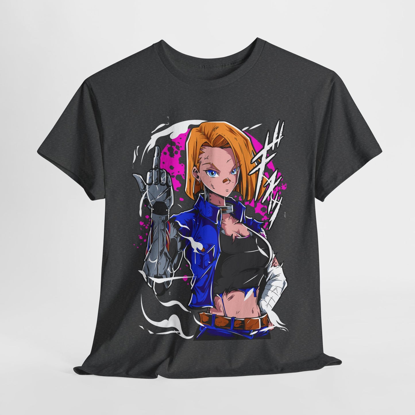 Android 18 – Futuristic Strength and Grace
