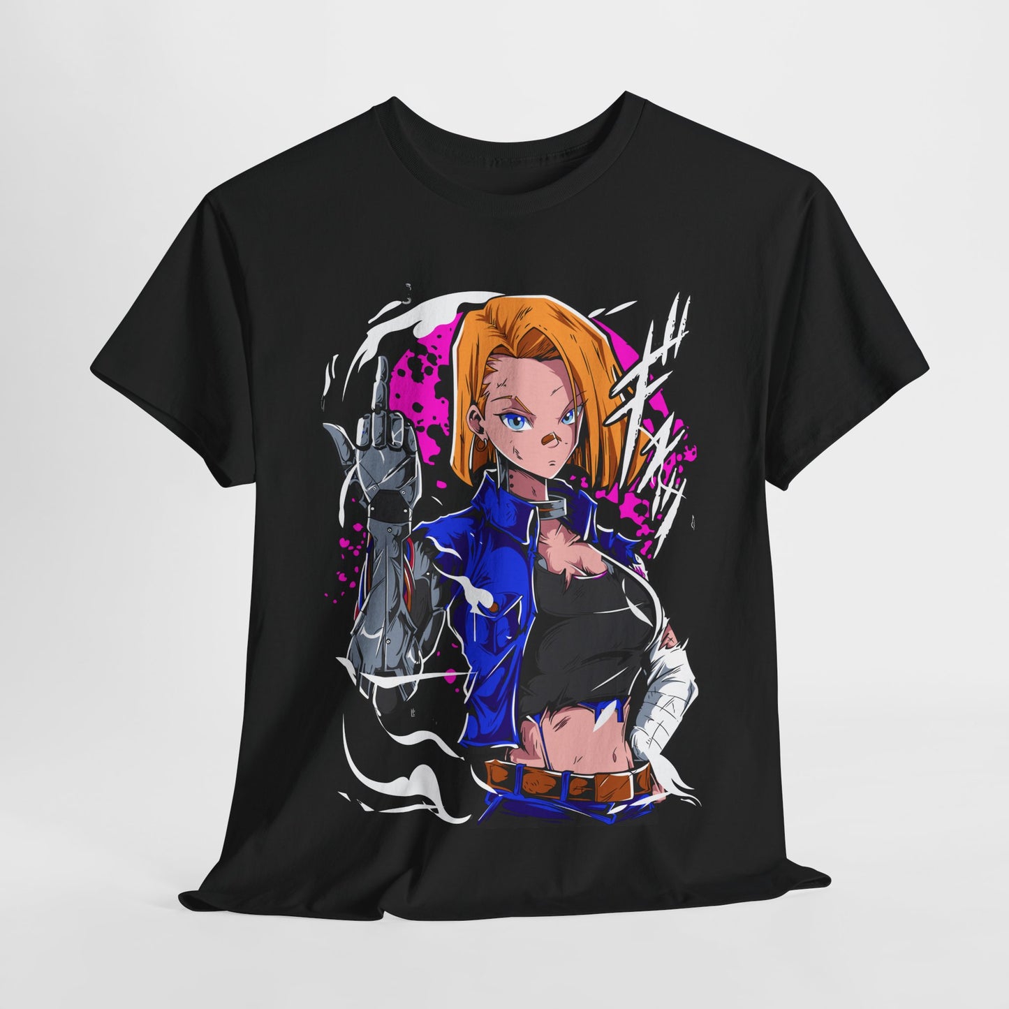 Android 18 – Futuristic Strength and Grace