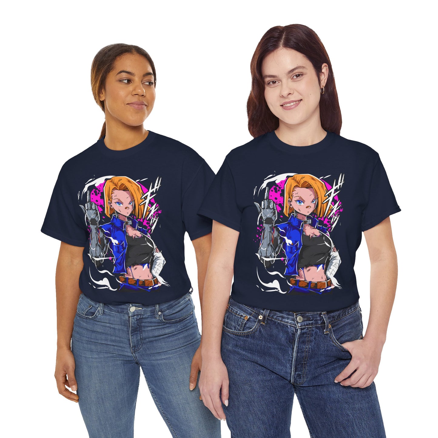 Android 18 – Futuristic Strength and Grace