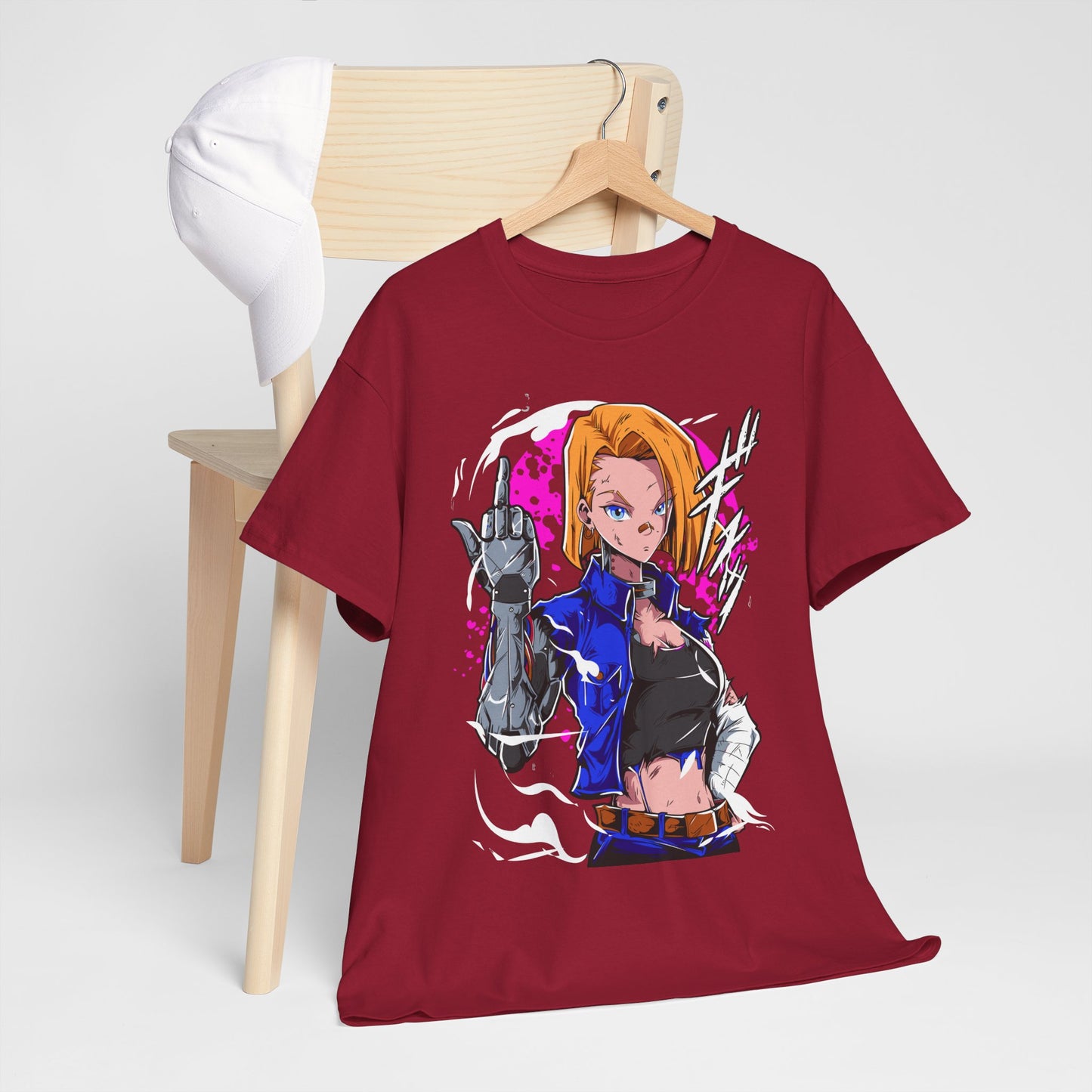 Android 18 – Futuristic Strength and Grace