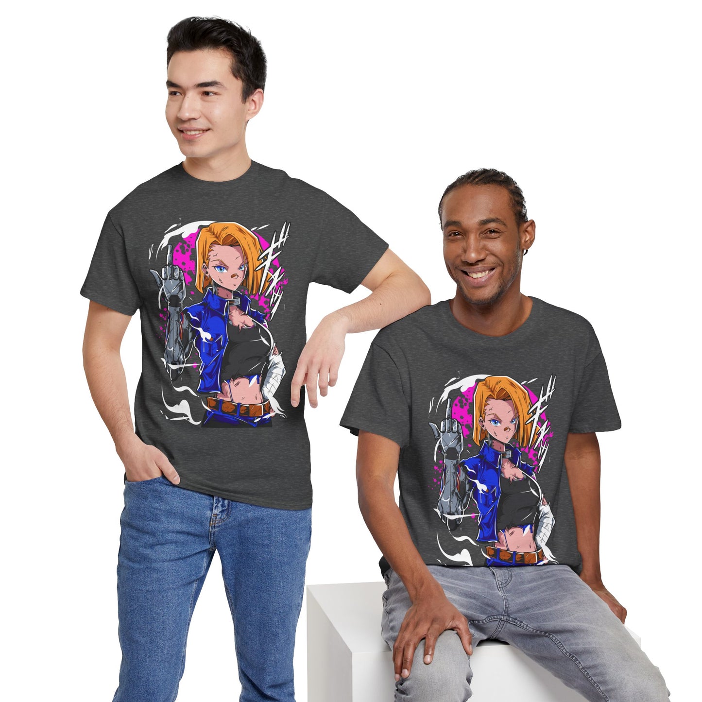 Android 18 – Futuristic Strength and Grace
