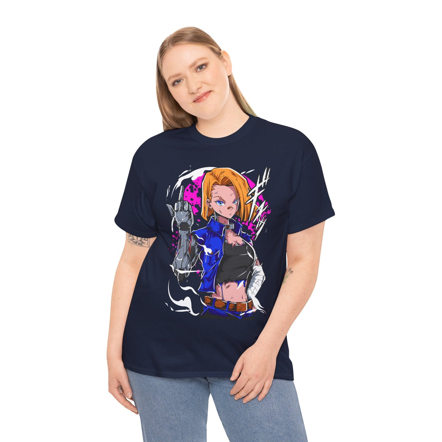 Android 18 – Futuristic Strength and Grace