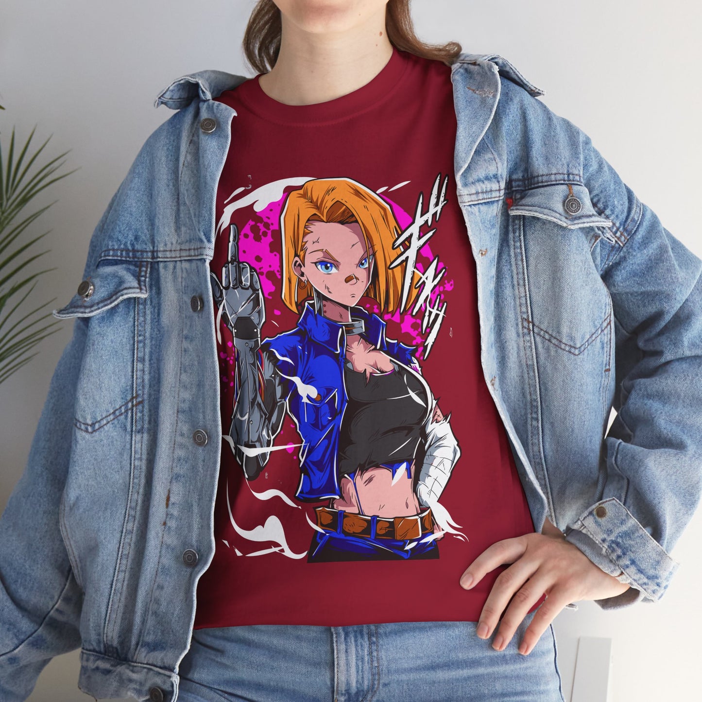 Android 18 – Futuristic Strength and Grace