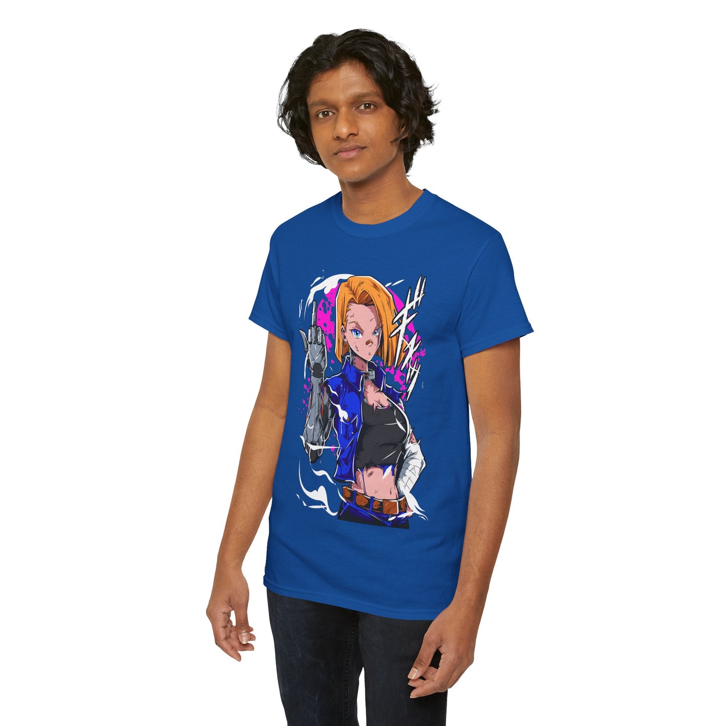 Android 18 – Futuristic Strength and Grace