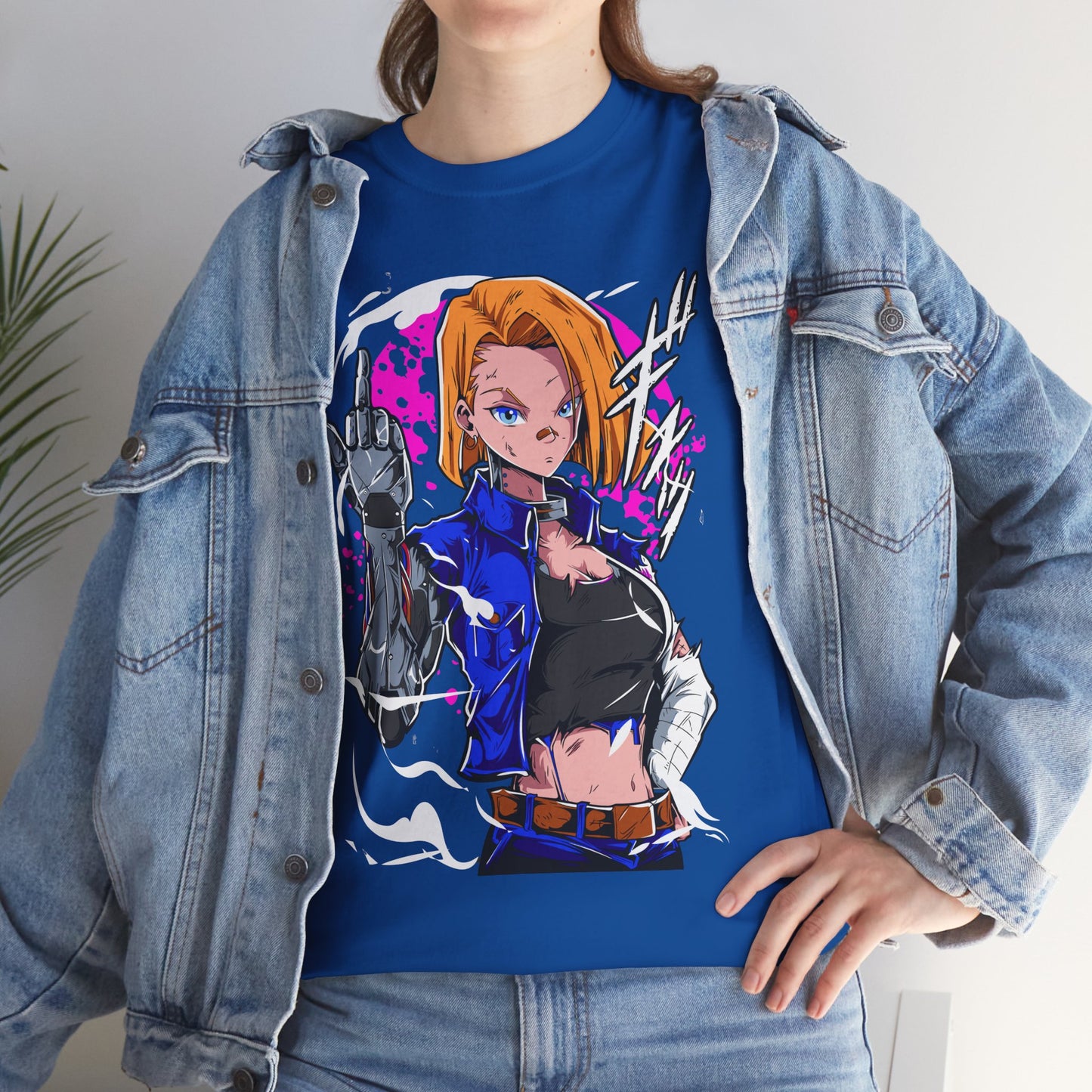 Android 18 – Futuristic Strength and Grace