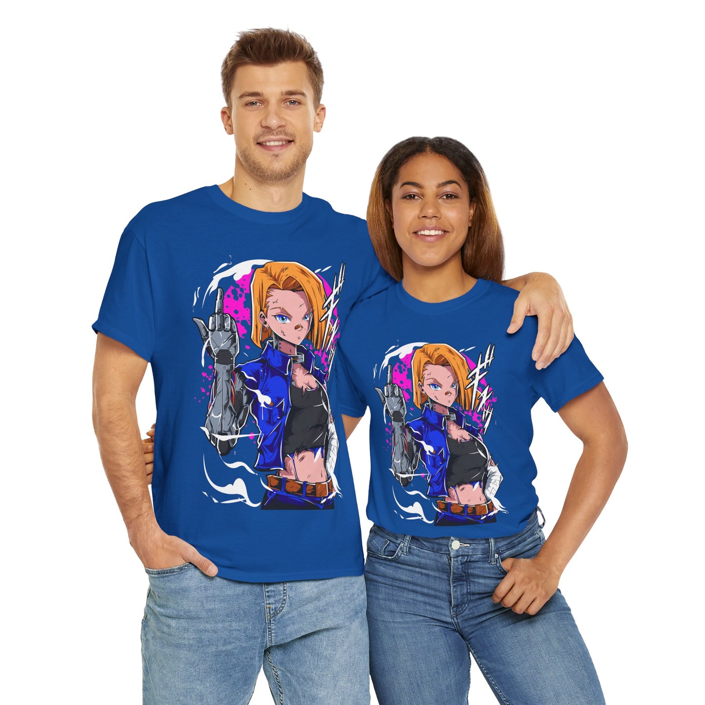 Android 18 – Futuristic Strength and Grace