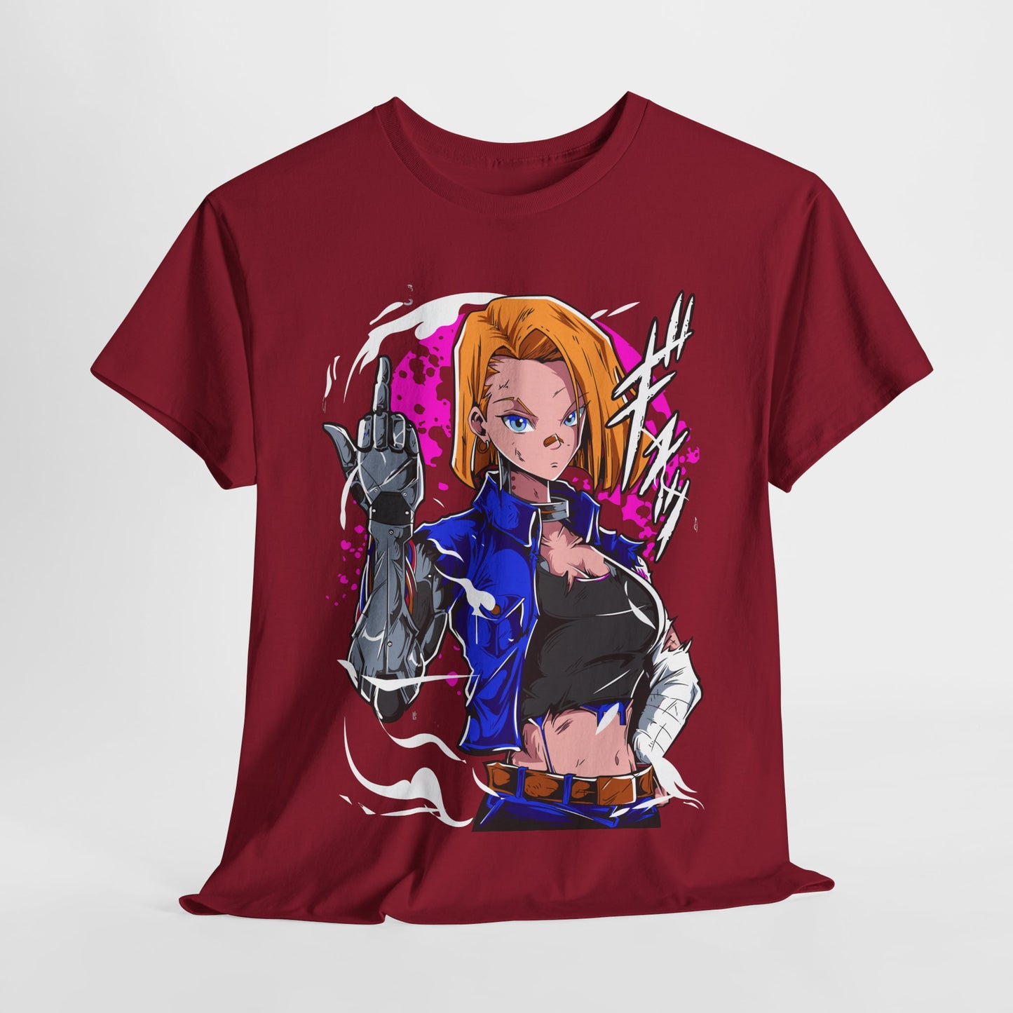 Android 18 – Futuristic Strength and Grace