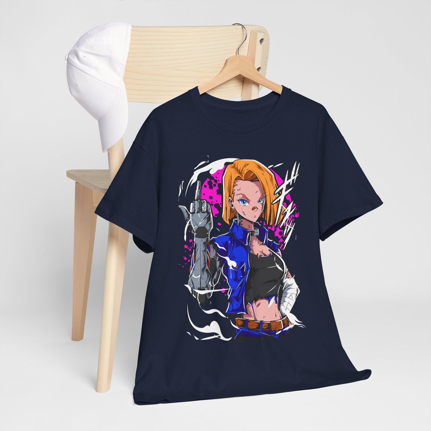 Android 18 – Futuristic Strength and Grace