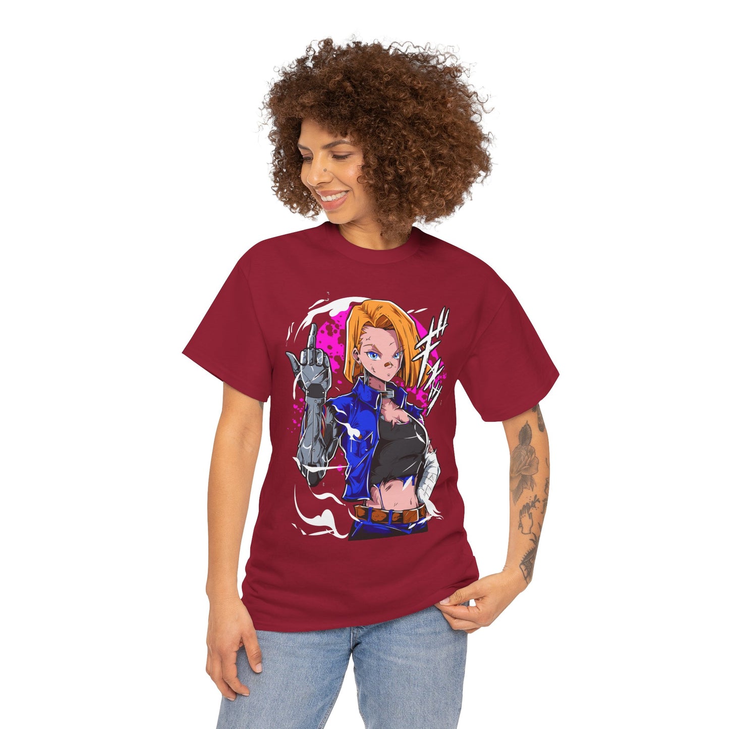 Android 18 – Futuristic Strength and Grace