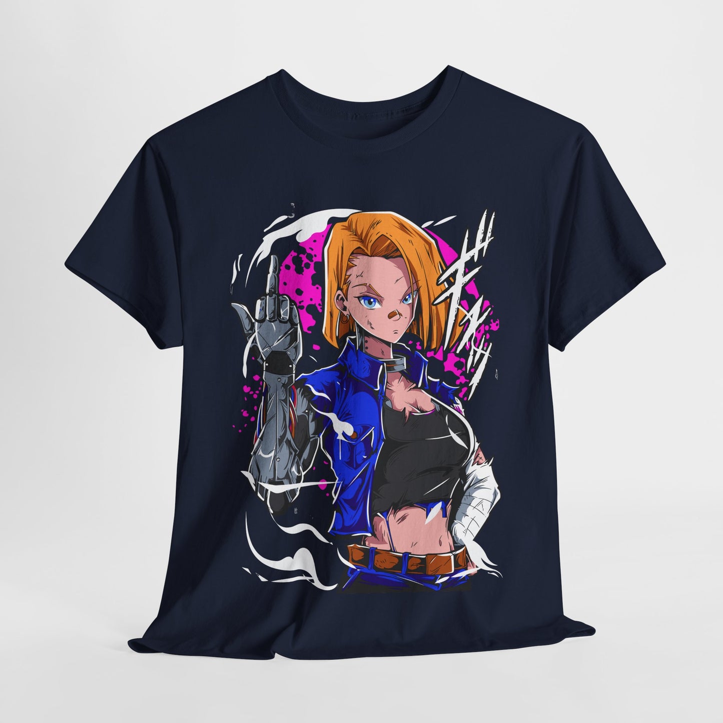 Android 18 – Futuristic Strength and Grace