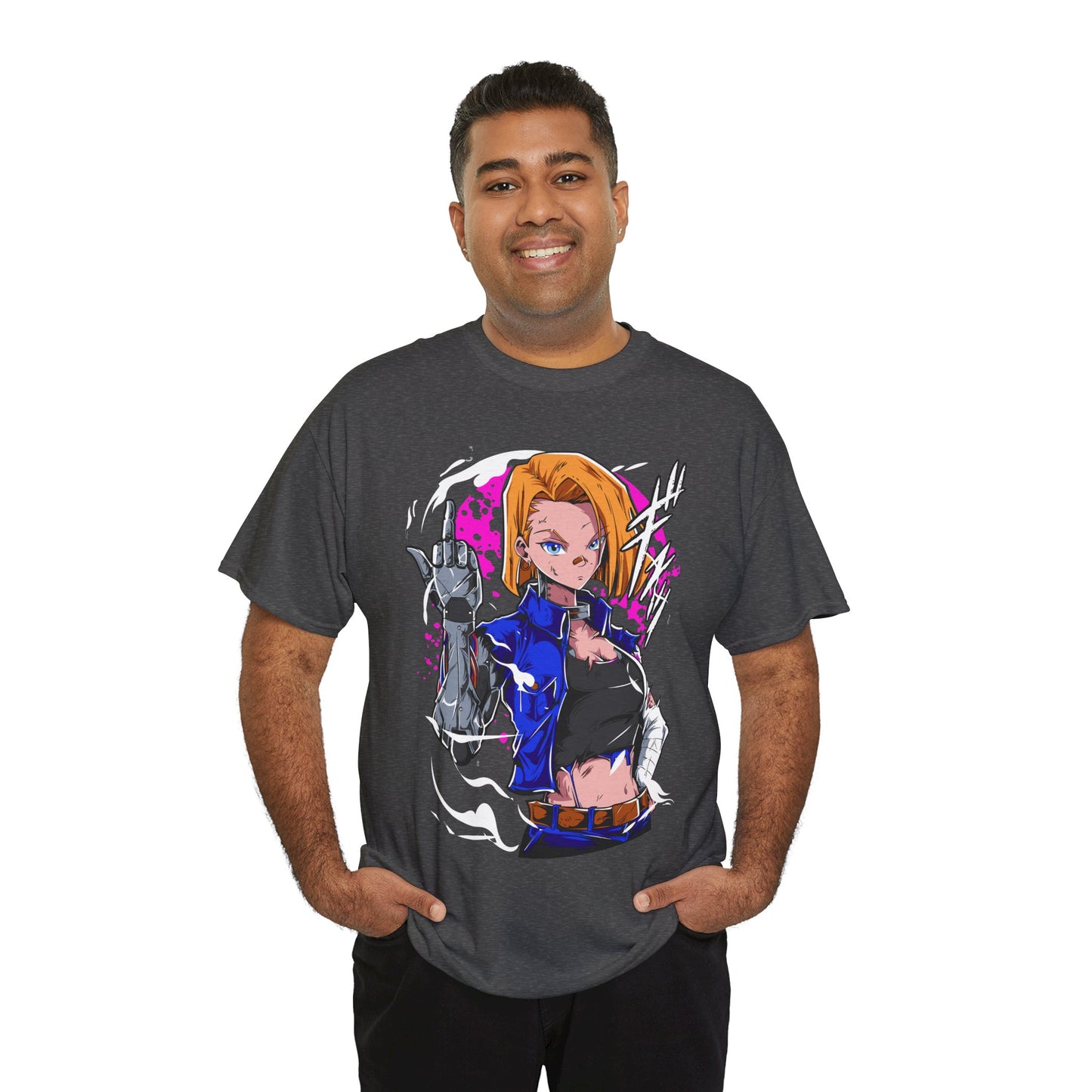 Android 18 – Futuristic Strength and Grace