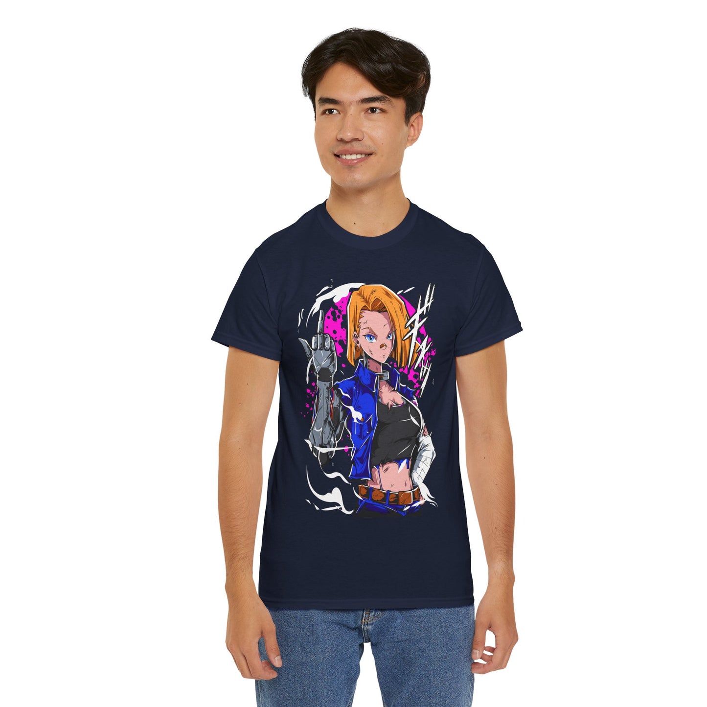 Android 18 – Futuristic Strength and Grace