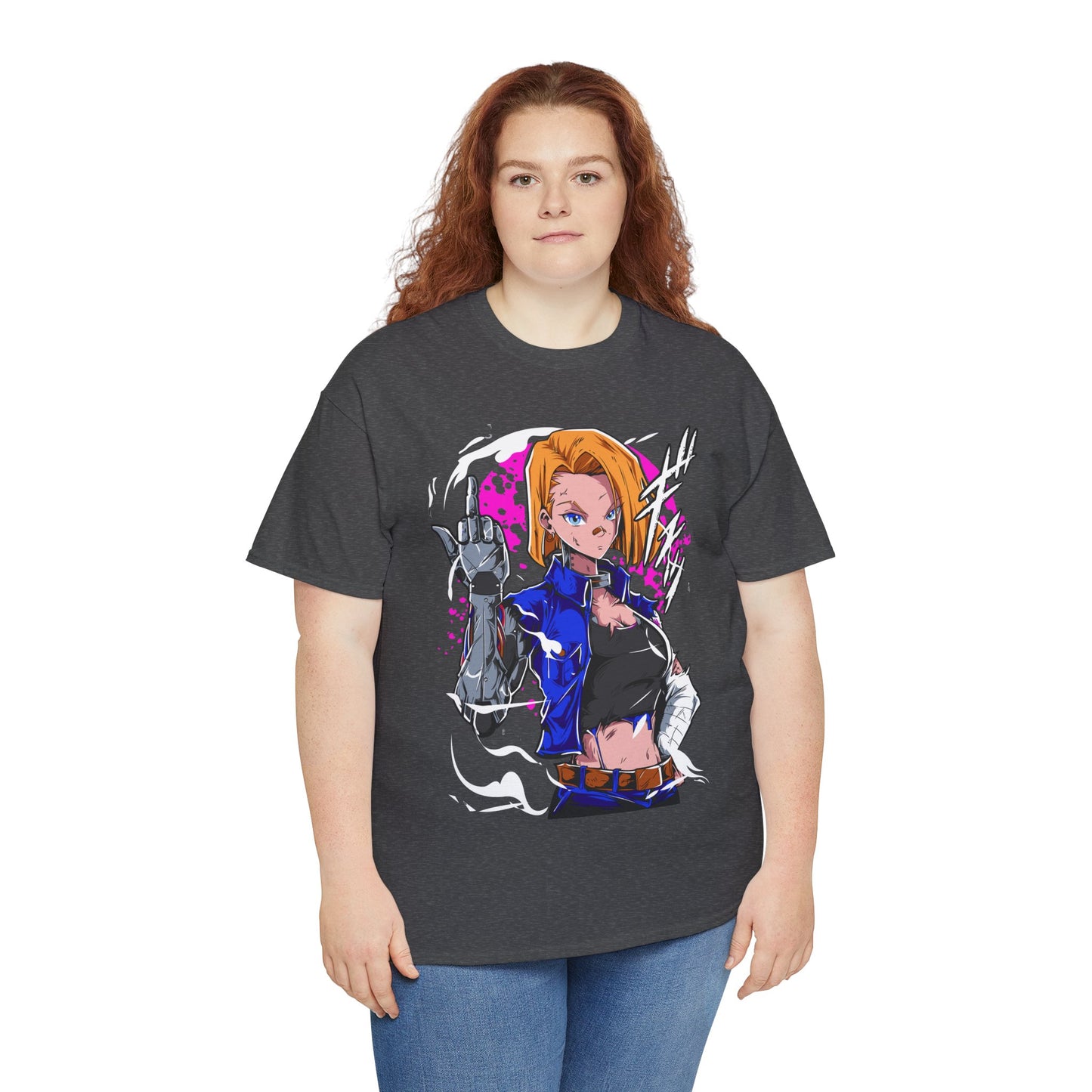 Android 18 – Futuristic Strength and Grace