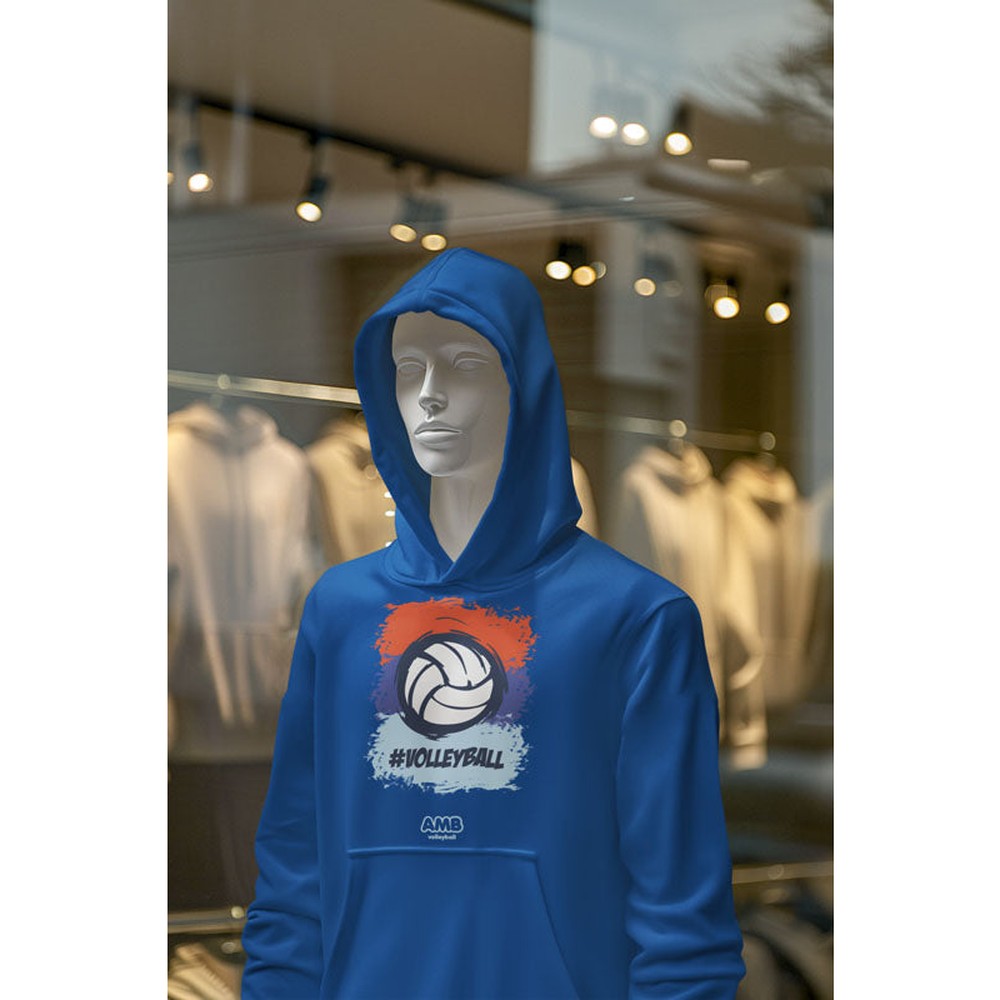 AMB Voleibol – Sudadera con capucha #Voleibol