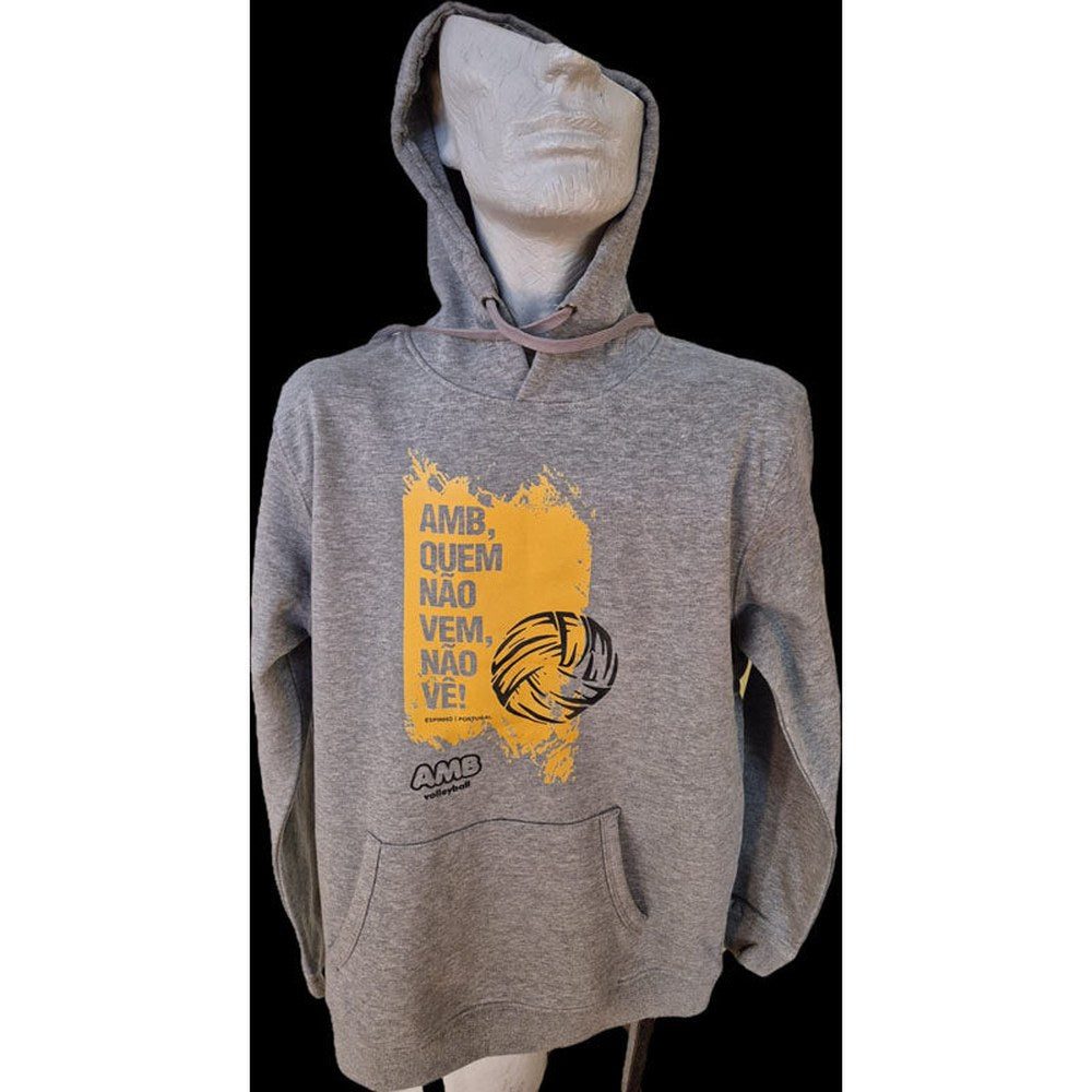 AMB Voleibol – Sudadera con capucha “Quien no viene, no ve”