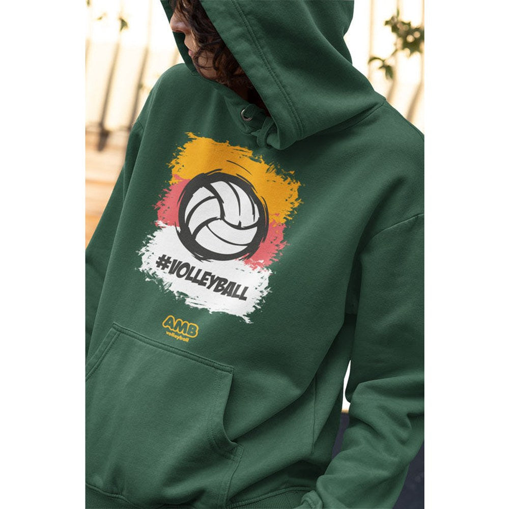 AMB Voleibol – Sudadera con capucha #Voleibol