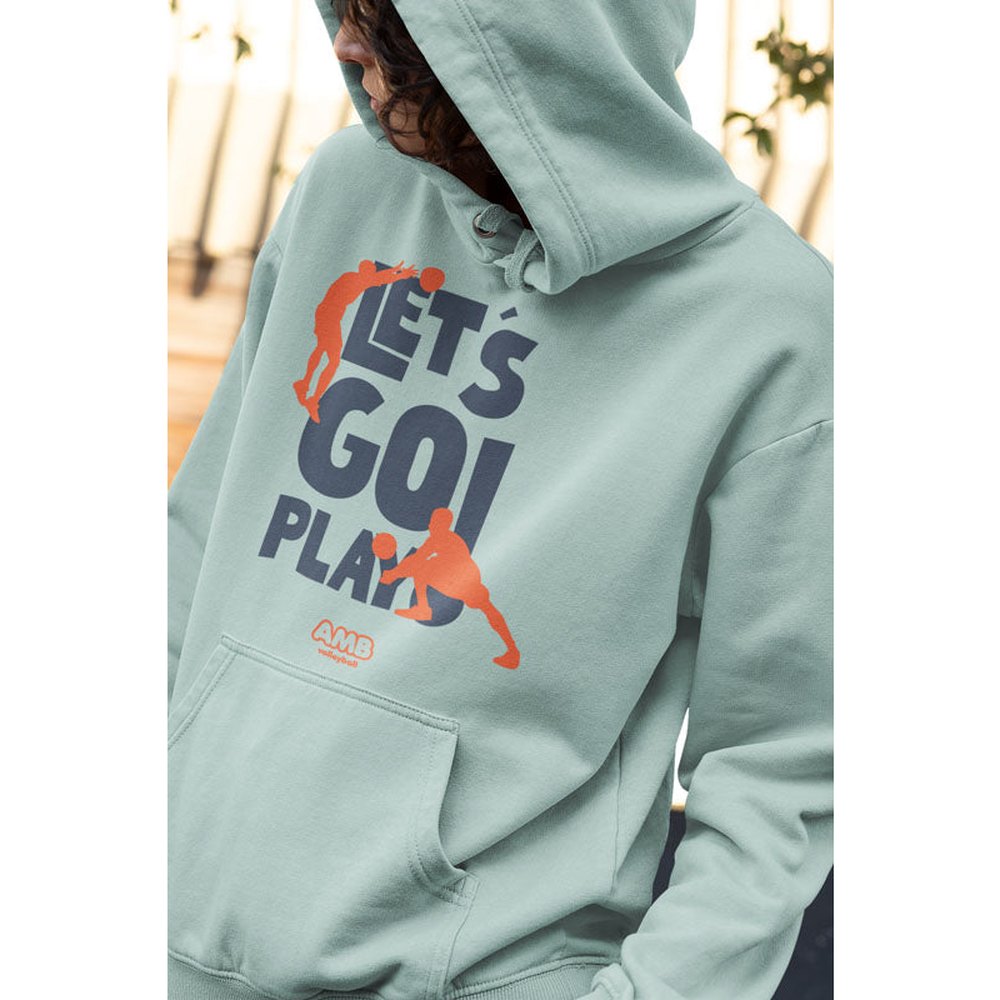 AMB Voleibol – Sudadera con capucha “Vamos a jugar”