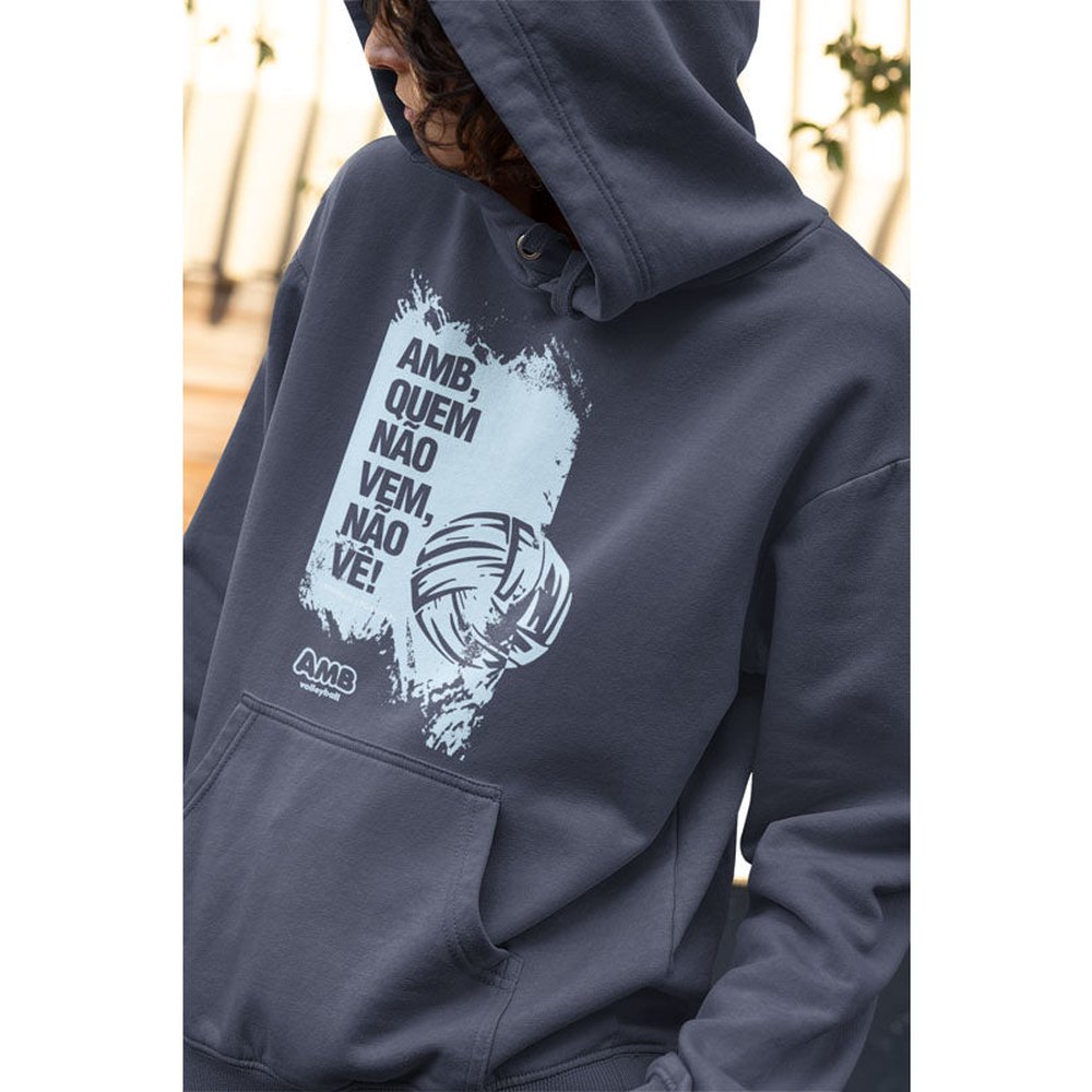 AMB Voleibol – Sudadera con capucha “Quien no viene, no ve”