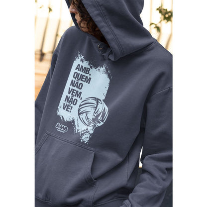 AMB Voleibol – Sudadera con capucha “Quien no viene, no ve”
