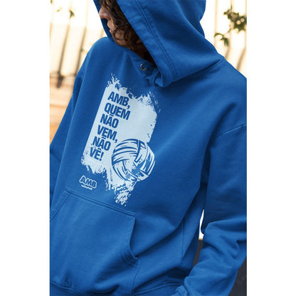 AMB Voleibol – Sudadera con capucha “Quien no viene, no ve”