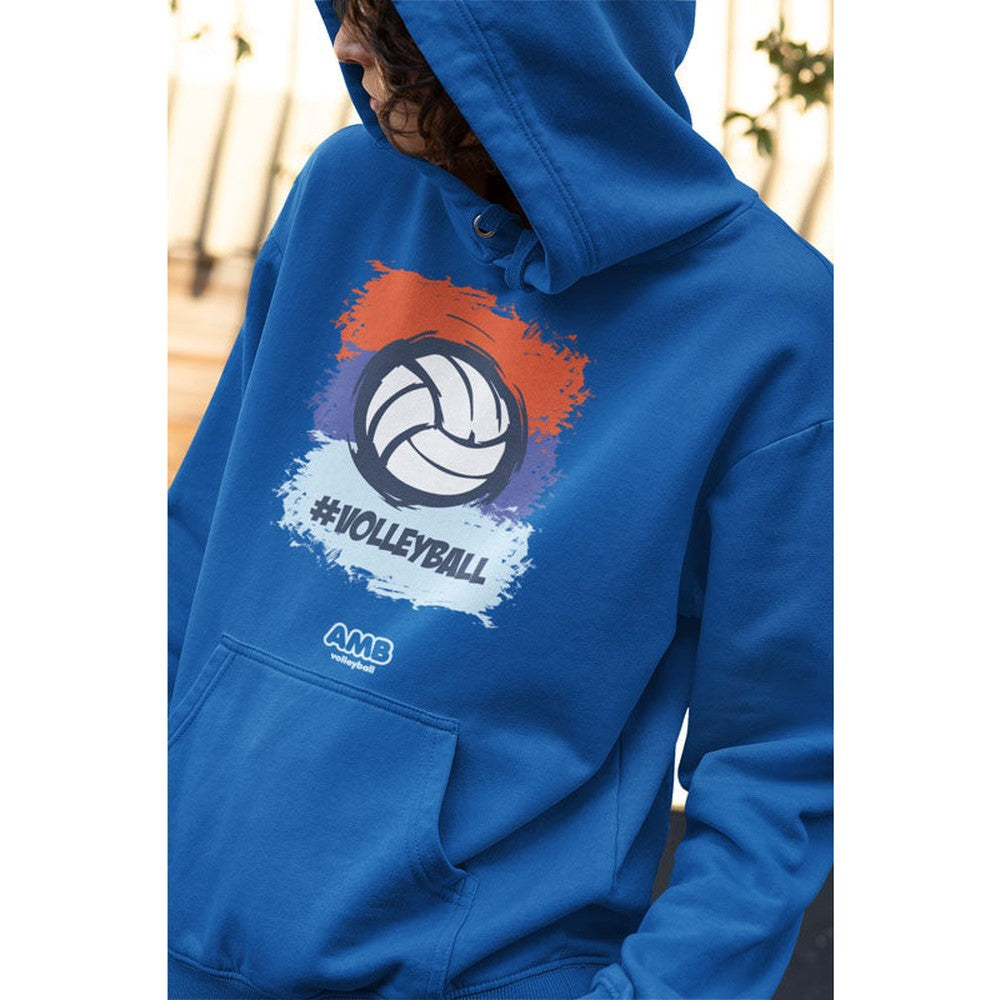 AMB Voleibol – Sudadera con capucha #Voleibol