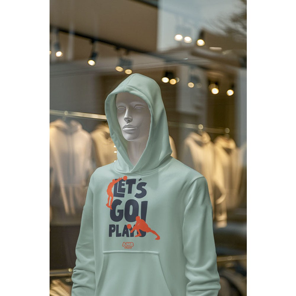 AMB Voleibol – Sudadera con capucha “Vamos a jugar”