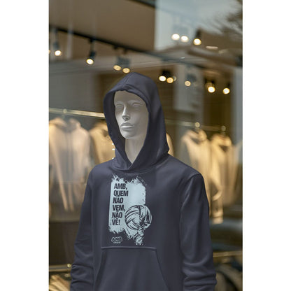 AMB Voleibol – Sudadera con capucha “Quien no viene, no ve”
