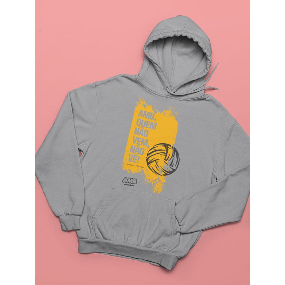 AMB Voleibol – Sudadera con capucha “Quien no viene, no ve”