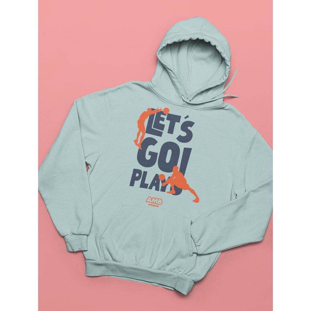 AMB Voleibol – Sudadera con capucha “Vamos a jugar”