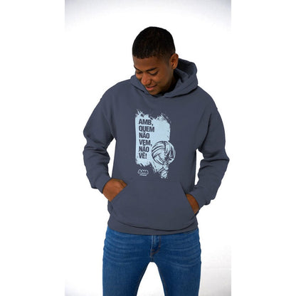 AMB Voleibol – Sudadera con capucha “Quien no viene, no ve”